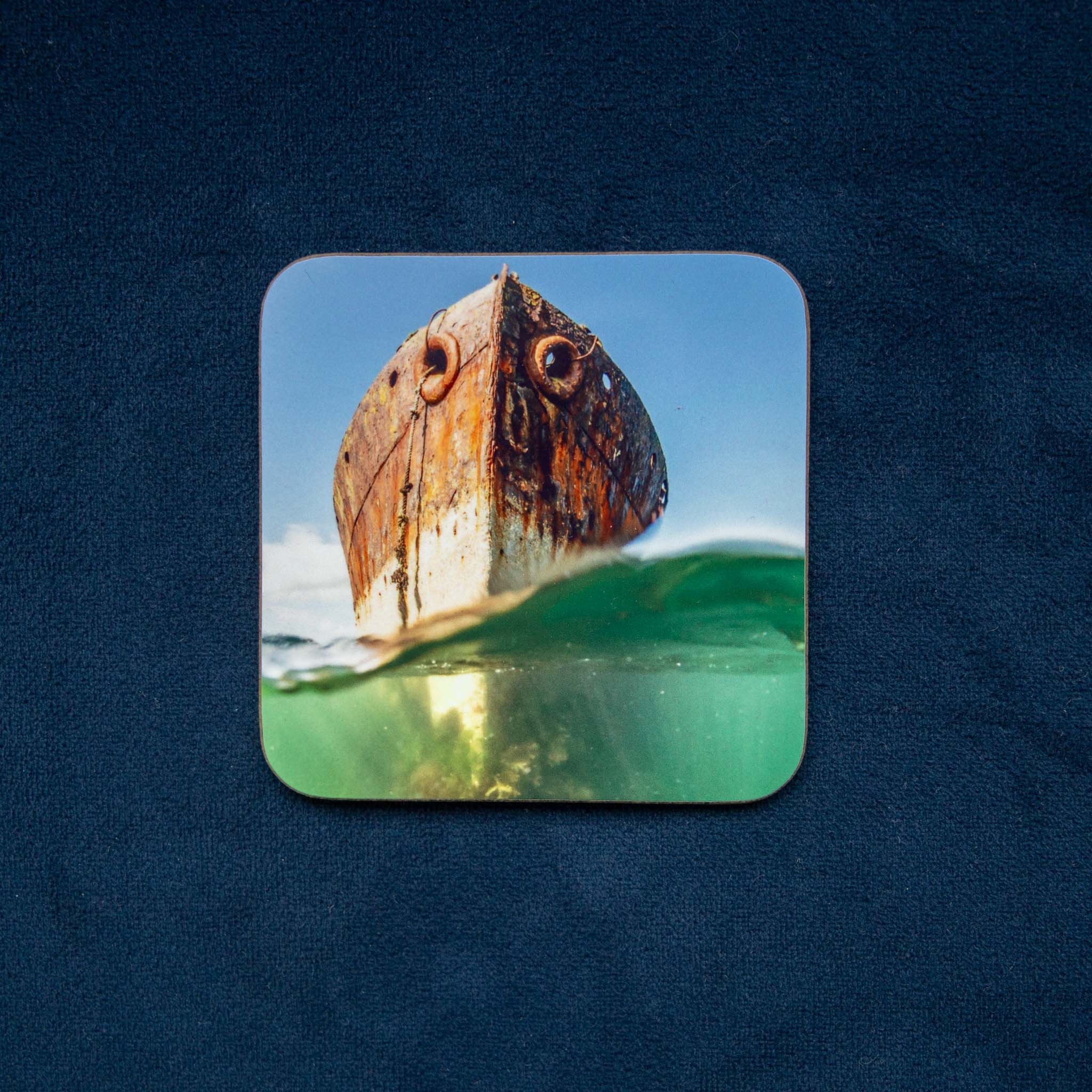 Junita Shipwreck - Orkney Underwater Drinks Coaster